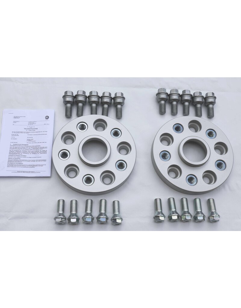 2 wheel spacers 25 mm (steel) for VW T5/6