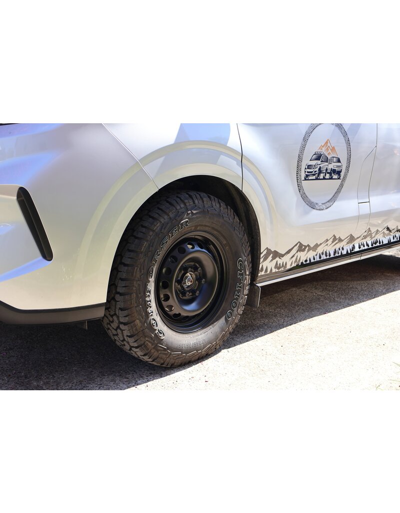 GTV-VAN Stahlfelge schwarz pulverbeschichtet 6,5x16 , MLB 74,59, 6/120 ET50 für Ford Transit/Tourneo Custom V710 (NRN/NXN) ab 11.23 und VW T7 2025+