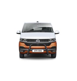 Bull bar 70 mm for VW T6 and T6.1 available in black or polished