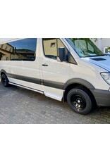 DOTZ DOTZ MODULAR BLACK - Offroad Stahlfelge 8x16 6x130 ET37 CTR84.1 inkl. Radnabenzierkappe für MB Sprinter 906/907