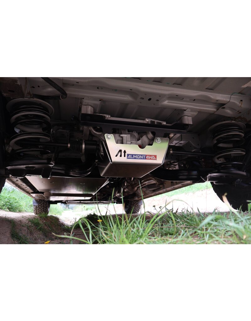 Unterfahr-Schutzplatte Hinterachs-Differenzial, 6 mm Aluminium für Ford Transit/Tourneo Custom V710 (NRN/NXN) und VW T7 (2025+)