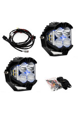 Paire de phares auxiliaires à LED LP4 Pro avec faisceau de câbles par BAJA DESIGNS
