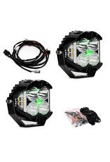 Paire de phares auxiliaires à LED LP4 Pro avec faisceau de câbles par BAJA DESIGNS