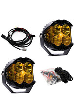 Paire de phares auxiliaires à LED LP4 Pro avec faisceau de câbles par BAJA DESIGNS