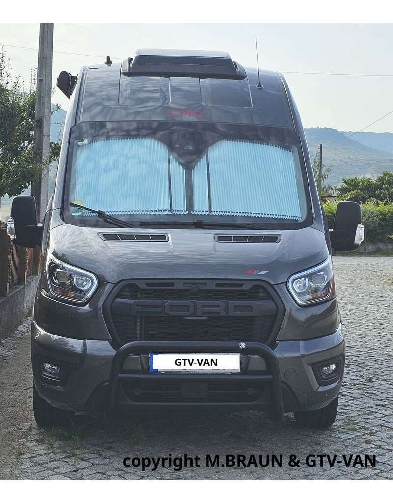 Front bar / bull bar (polished or black) for FORD TRANSIT (2019+)