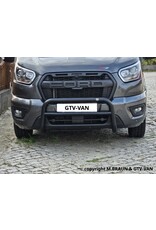 Front bar / bull bar (polished or black) for FORD TRANSIT (2019+)