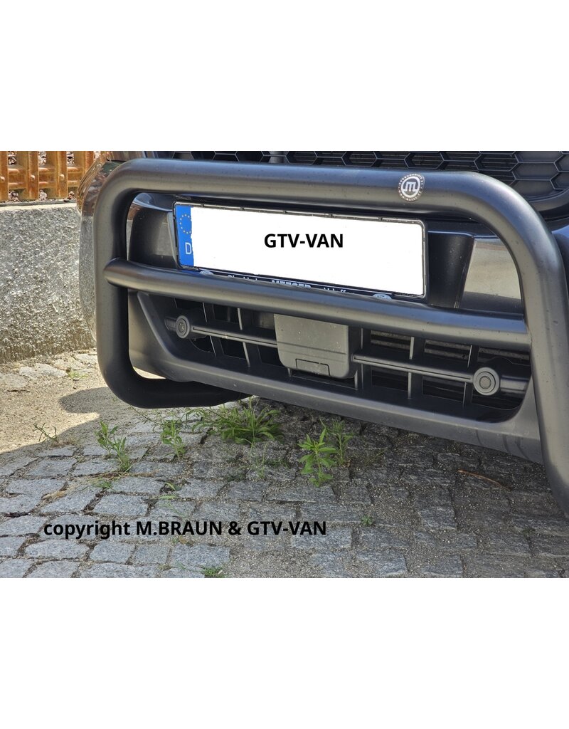 Pare buffle avant (poli ou noir) pour FORD TRANSIT (2019+)