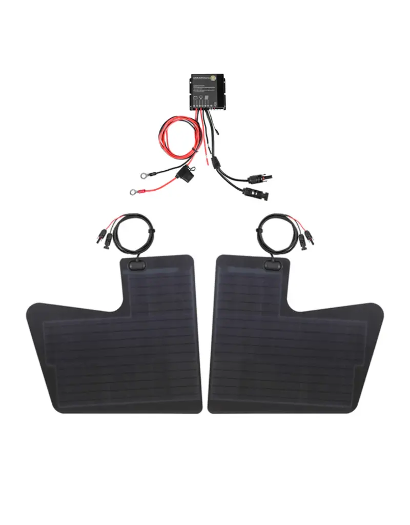 80 W (2x40) flexible Solarpanel Module für die Motorhaube für Mercedes Sprinter 906 /NCV3