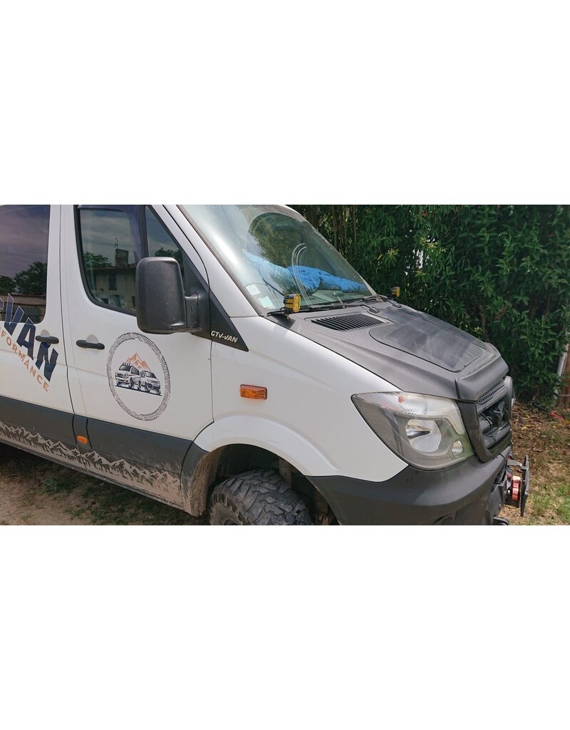 80 W (2x40) flexible Solarpanel Module für die Motorhaube für Mercedes Sprinter 906 /NCV3