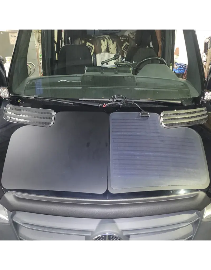 90 W (2x45) flexible Solarpanel Module für die Motorhaube für Mercedes Sprinter 907/910/VS30