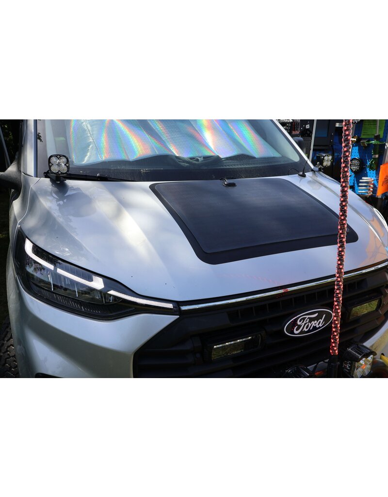 60 W flexibles Motorhauben Solarmodul für VW T7 et Ford Transit Custom /Tourneo V710(NRN/NXN)