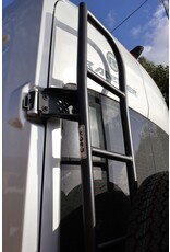 Adjustable Spare wheel carrier with ladder for FORD TRANSIT 2014+ with 180º hinges.