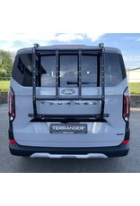 Système de portage arrière "Modular" pour le hayon de la Ford Transit Custom / Tourneo Custom V710 (NRN/NXN) et VW T7 - new Transporter