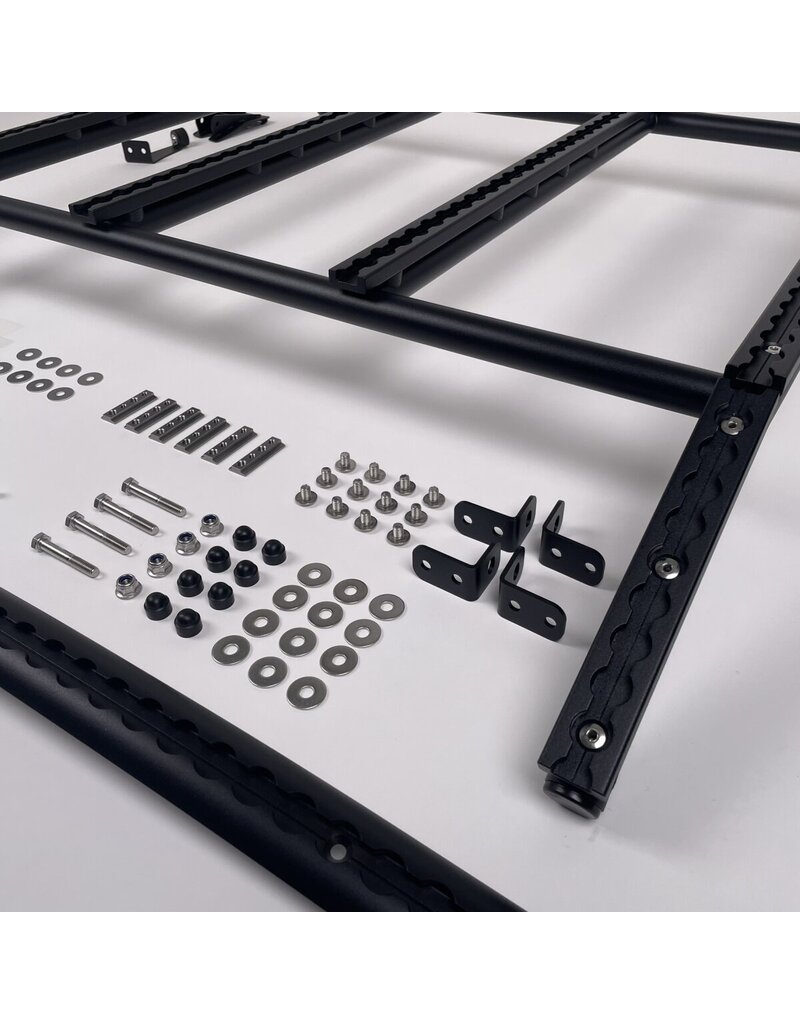 "Modular" rear carrier system for the tailgate of the Ford Transit Custom / Tourneo Custom V710 (NRN/NXN) and VW T7 - New Transporter