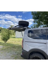 Système de portage arrière "Modular" pour le hayon de la Ford Transit Custom / Tourneo Custom V710 (NRN/NXN) et VW T7 - new Transporter