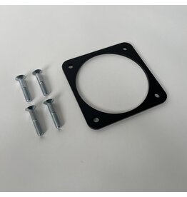 Plaque d'écartement pour module de fixation de roue de secours, pour jantes à grand déport