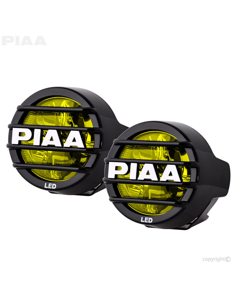 Kit antibrouillard LED PIAA LP530 – Jaune – Faisceau large – Lot de 2
