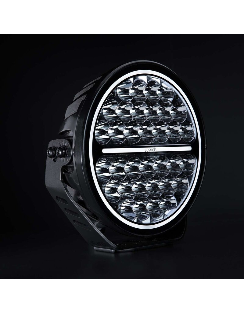 Strands Lighting Division Strands SIBERIA XP 9" – Feux de route LED – Position blanche/jaune – Mode Xperience