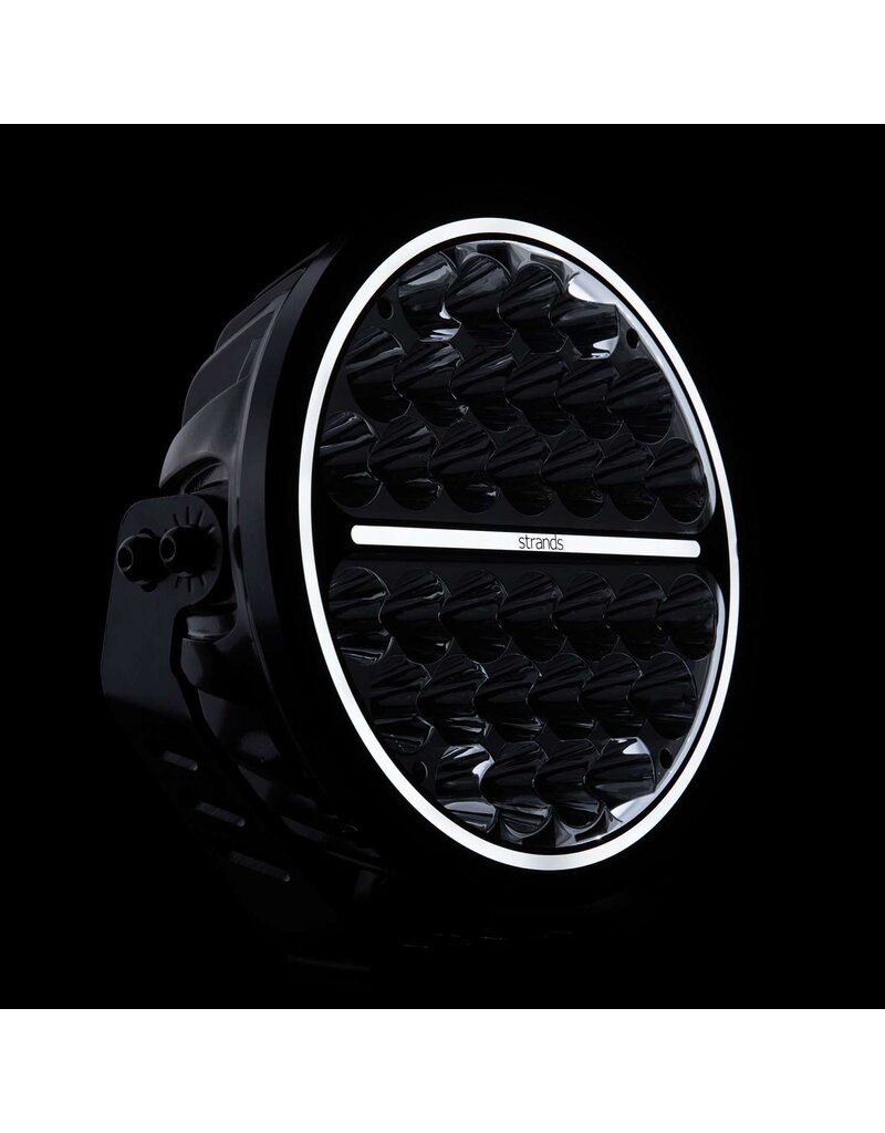 Strands Lighting Division Strands Siberia XP 7" – Feu de route LED – Position blanche/jaune – Mode Xperience