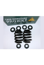 TWIN-MONOTUBE-PROJEKT-KOMFORT HINTERACHS VERSTÄRKUNGSFEDERN KIT Für VW T5, T6, T6.1 mit mind. 300kg Permanent-Beladung bzw. Ausbau, oder California Modelle.