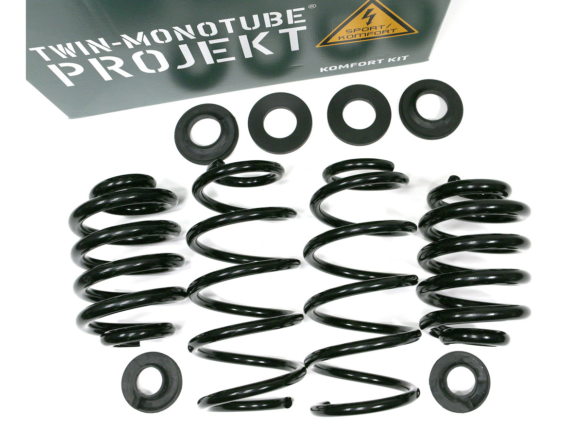 KIT DE RESSORTS DE REHAUSSE (30-40 mm) CONFORT de TWIN-MONOTUBE-PROJEKT pour VW T5, T6, T6.1