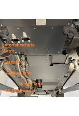 Underride guard/protective skid plate for fuel tank, for MB Vito / V-Class 447