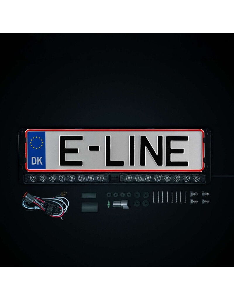 NUUK E-LINE DUO BARRE LED PLAQUE D'IMMATRICULATION de STRANDS