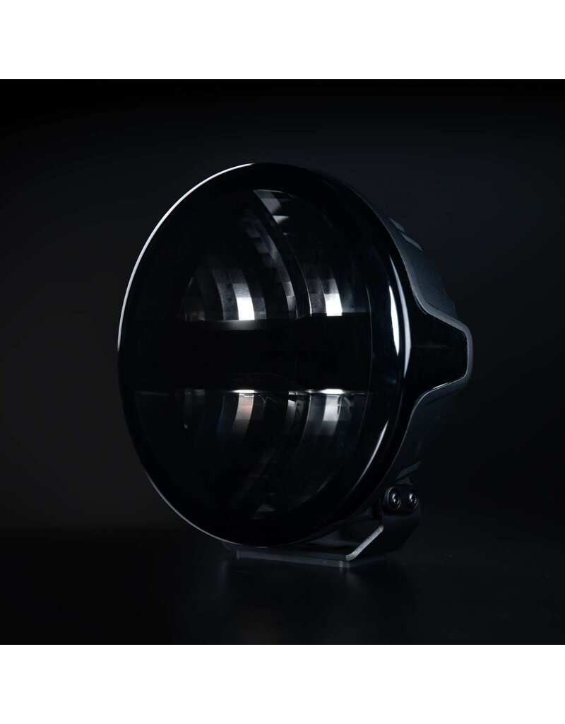 FOR9T DRAGON DRIVE DRIVING LIGHT 9″ with white/Amber position light and Xperience power mode, by STRANDS LIGHTING