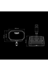 FOR9T NO-GLARE WORK LIGHT 31W with amber or red position light, by STRANDS