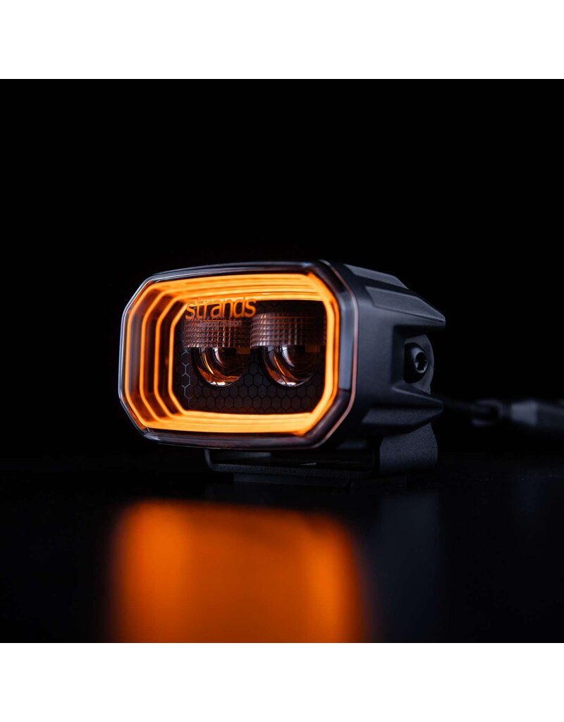 FOR9T Blendfreier Arbeitsscheinwerfer 31W mit amber oder rotem Positionslicht von Strands