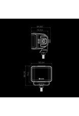 SIBERIA XP RED FOX WORK LIGHT 44W with position and warning light by STRANDS