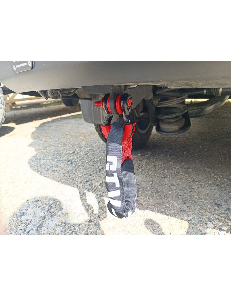 Manille Omega 5/8 pouce CMU (WLL) 3 1/4 T noir/rouge