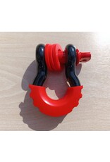 Omega shackle 5/8 inch WLL 3 1/4 T black / red