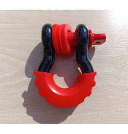 Omega shackle 5/8 inch WLL 3 1/4 T black / red