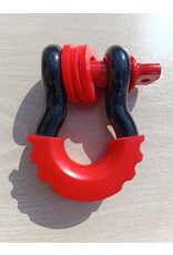 Omega Schäkel 5/8 Zoll WLL 3 1/4 T schwarz/rot