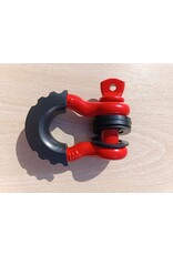 Omega shackle 5/8 inch WLL 3 1/4 T red-black