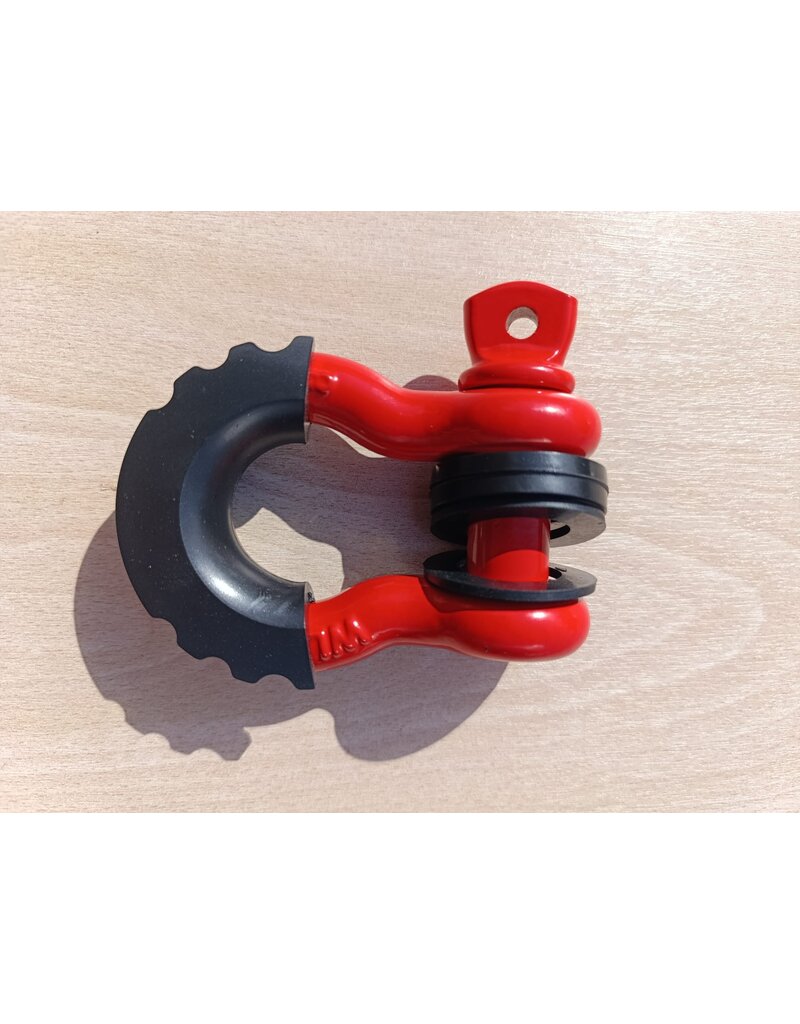 Omega shackle 5/8 inch WLL 3 1/4 T red-black