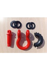 Omega shackle 5/8 inch WLL 3 1/4 T red-black
