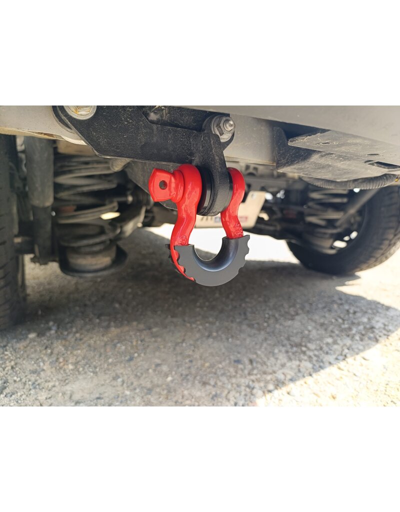 Manille Omega 5/8 pouce CMU (WLL) 3 1/4 T rouge-noir
