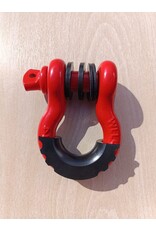 Omega Schäkel 3/4 Zoll WLL 4 3/4 T rot-schwarz