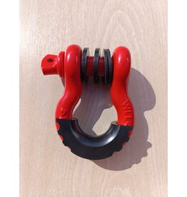 Omega shackle 3/4 inch WLL 4 3/4 T red-black