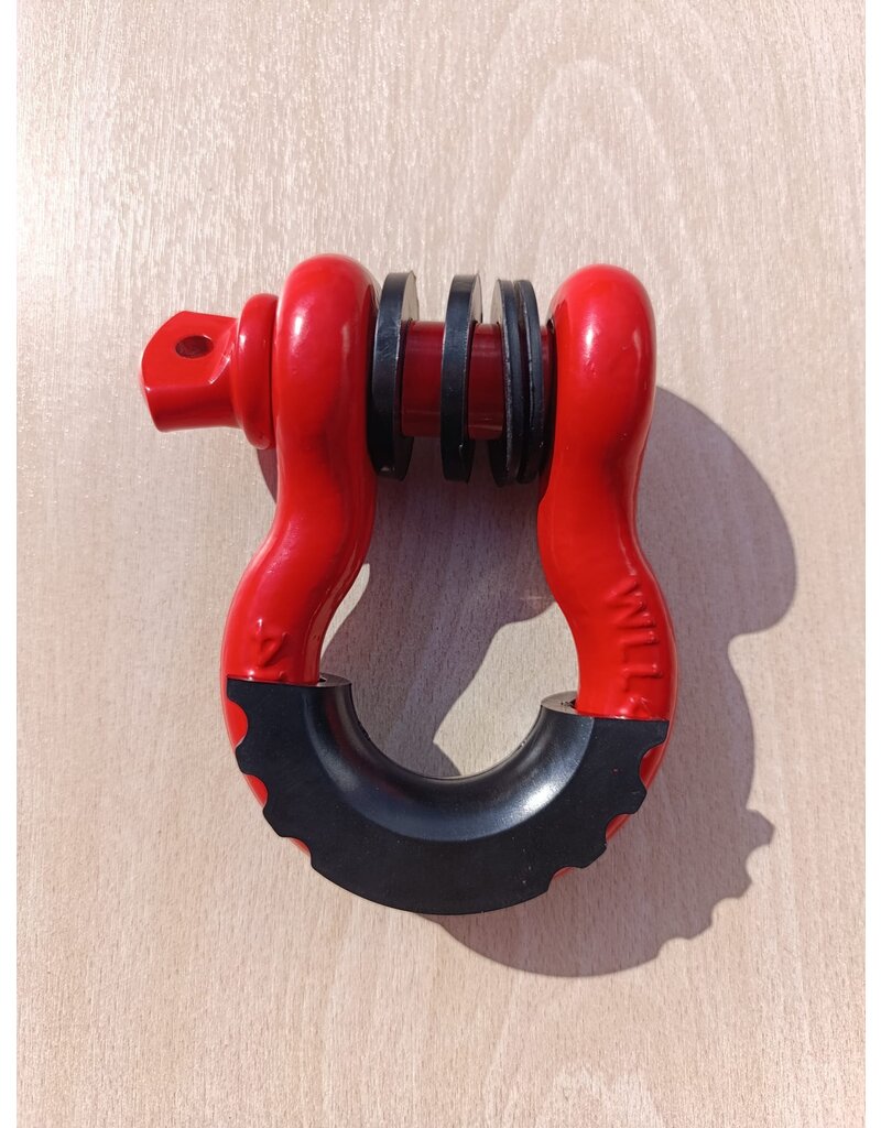 Omega Schäkel 3/4 Zoll WLL 4 3/4 T rot-schwarz