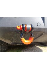 Omega shackle 3/4 inch WLL 4 3/4 T black - red