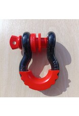 Omega Schäkel 3/4 Zoll WLL 4 3/4 T schwarz - rot