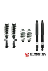 STREETEC « ultraLIFT » kit suspension filetée complet pour un rehaussement défini de + 0/20 mm à plus de 40 mm pour FORD TRANSIT/TOURNEO CUSTOM V710/NRN/NXN and VW T7, de Streetec