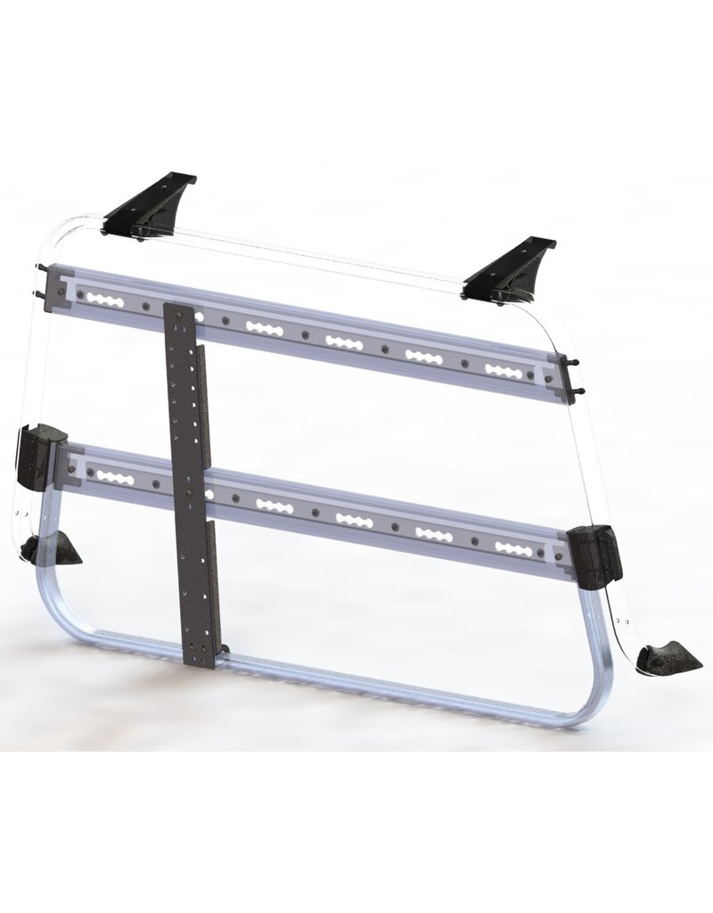 GTV-GMB Vertical Crossbar (black) as a system extension for the “Airline” rear system.