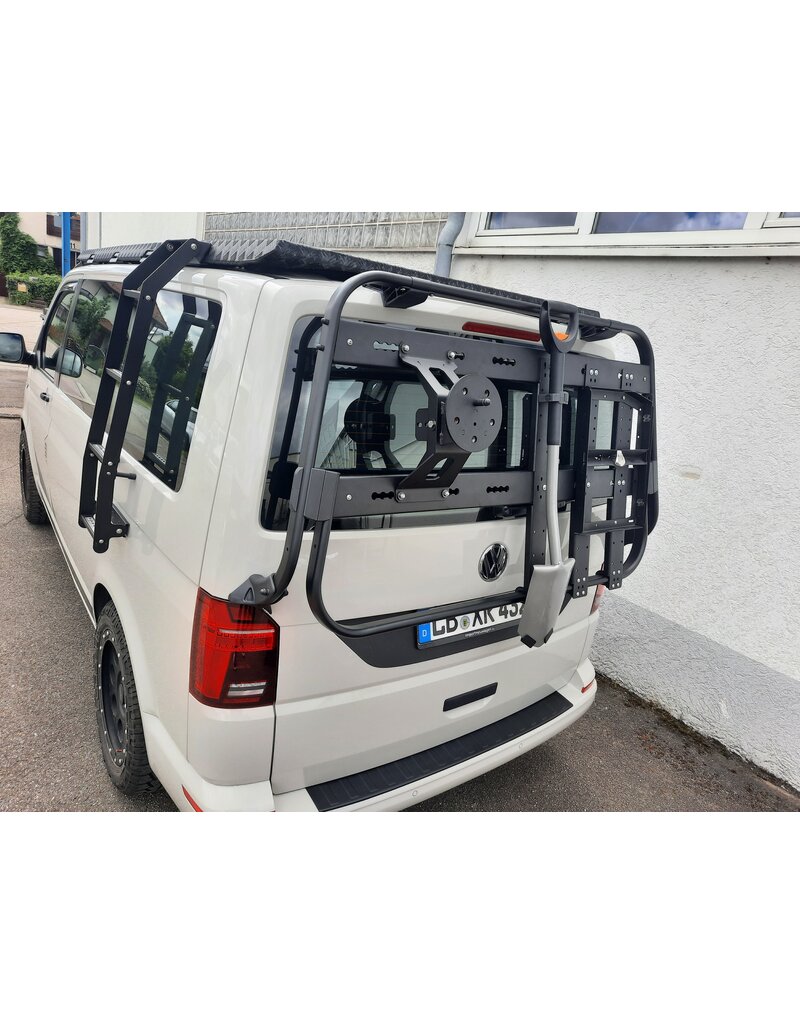 GTV-GMB Erweiterungssatz "Airline" mit Airlinesystem für Fahradträger VW T5/T6 logo - zur Aufrüstung zum universellen und modularen Heckträger für Fahrräder, Ersatzrad, Kanister, usw.