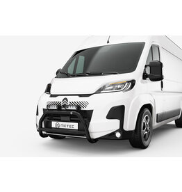 Front bar/bull bar (polished or black) for CITROEN JUMPER, Fiat Ducato, Opel Movano, Toyota Proace Max24, and Peugeot Boxer (2024+ models), D=60 mm