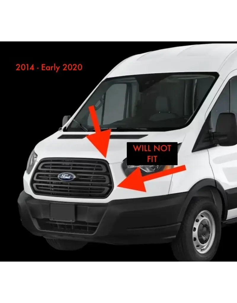 Ford Transit 2021 Aero hood spoiler / Déflecteur (becquet ) de capot