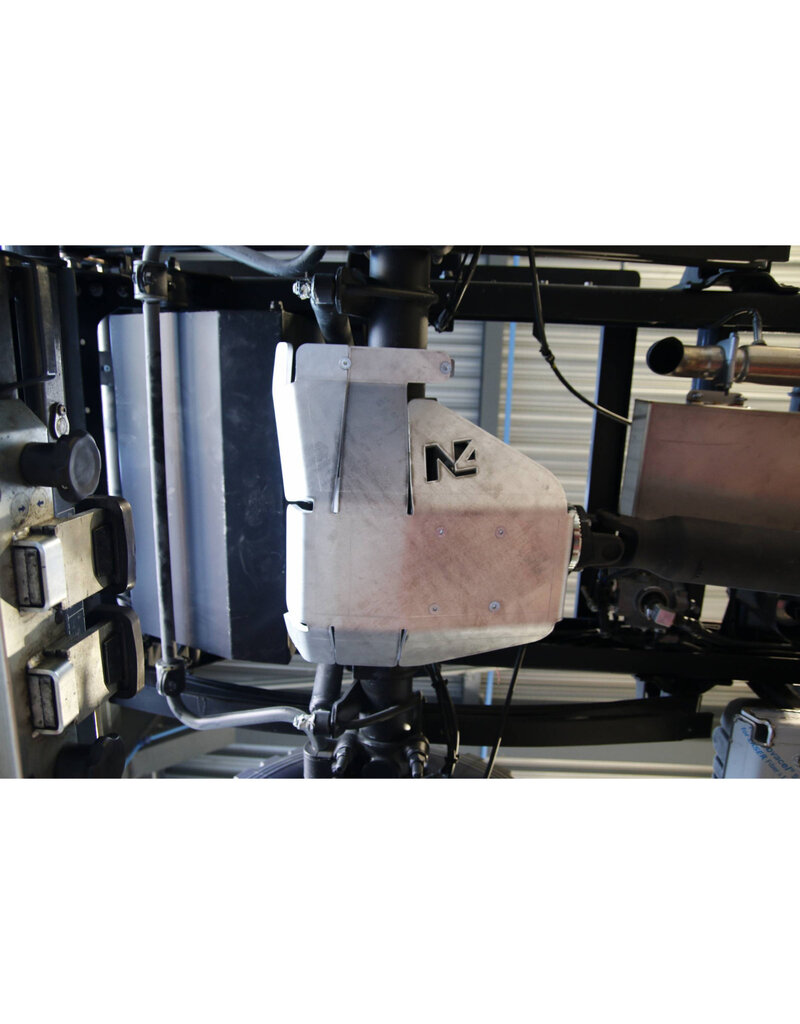 IVECO DAILY 4x4 10/2019+ Ski de protection aluminium 10mm - nez de pont arrière